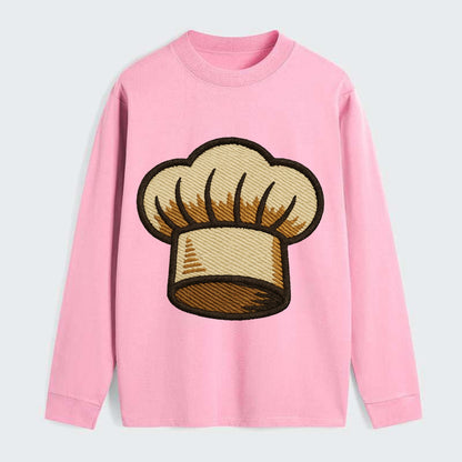 Chef Hat  - Classic Long Sleeve Shirt - Pink