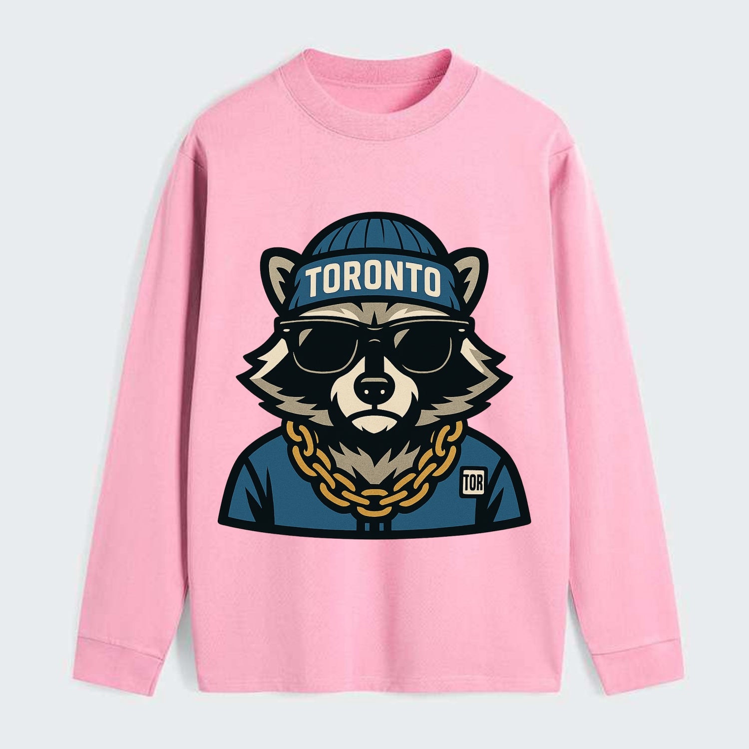 Toronto Raccoon - Classic Long Sleeve Shirt - Pink