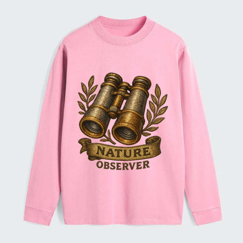 Binoculars for birdwatching - nature observer - Classic Long Sleeve Shirt
