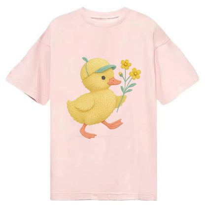 Yellow Duckling - Classic T-shirt - Pink