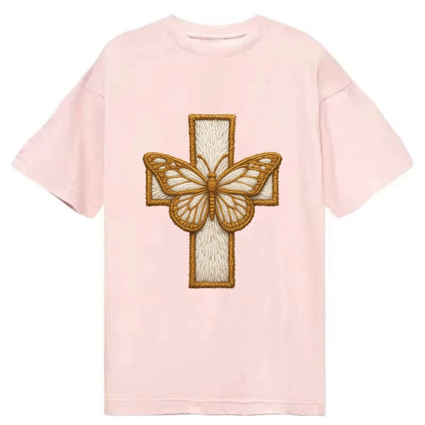 Resurrection Cross  - Classic T-shirt - Pink