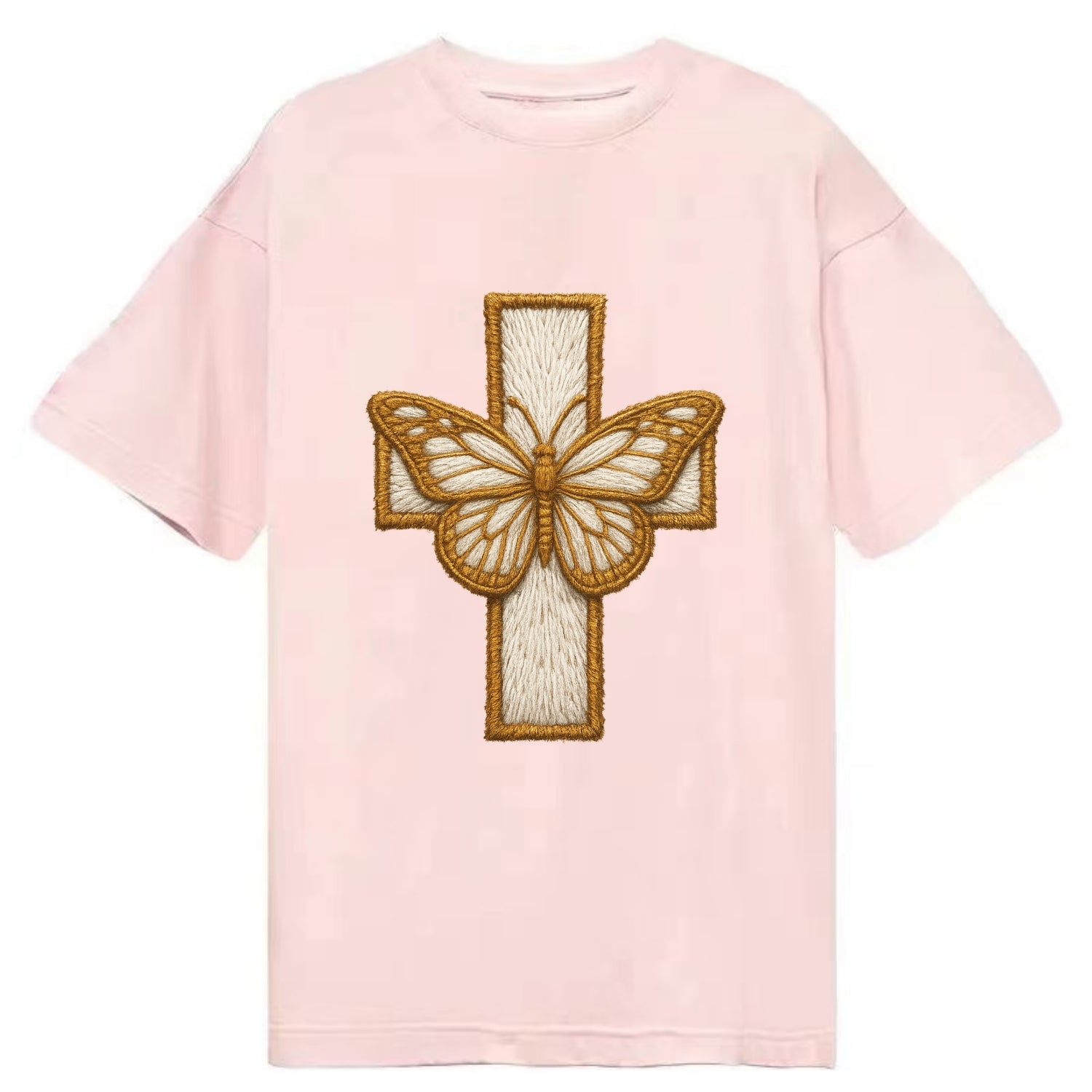 Resurrection Cross  - Classic T-shirt - Pink