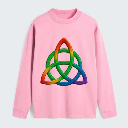 Triquetra  - Classic Long Sleeve Shirt - Pink