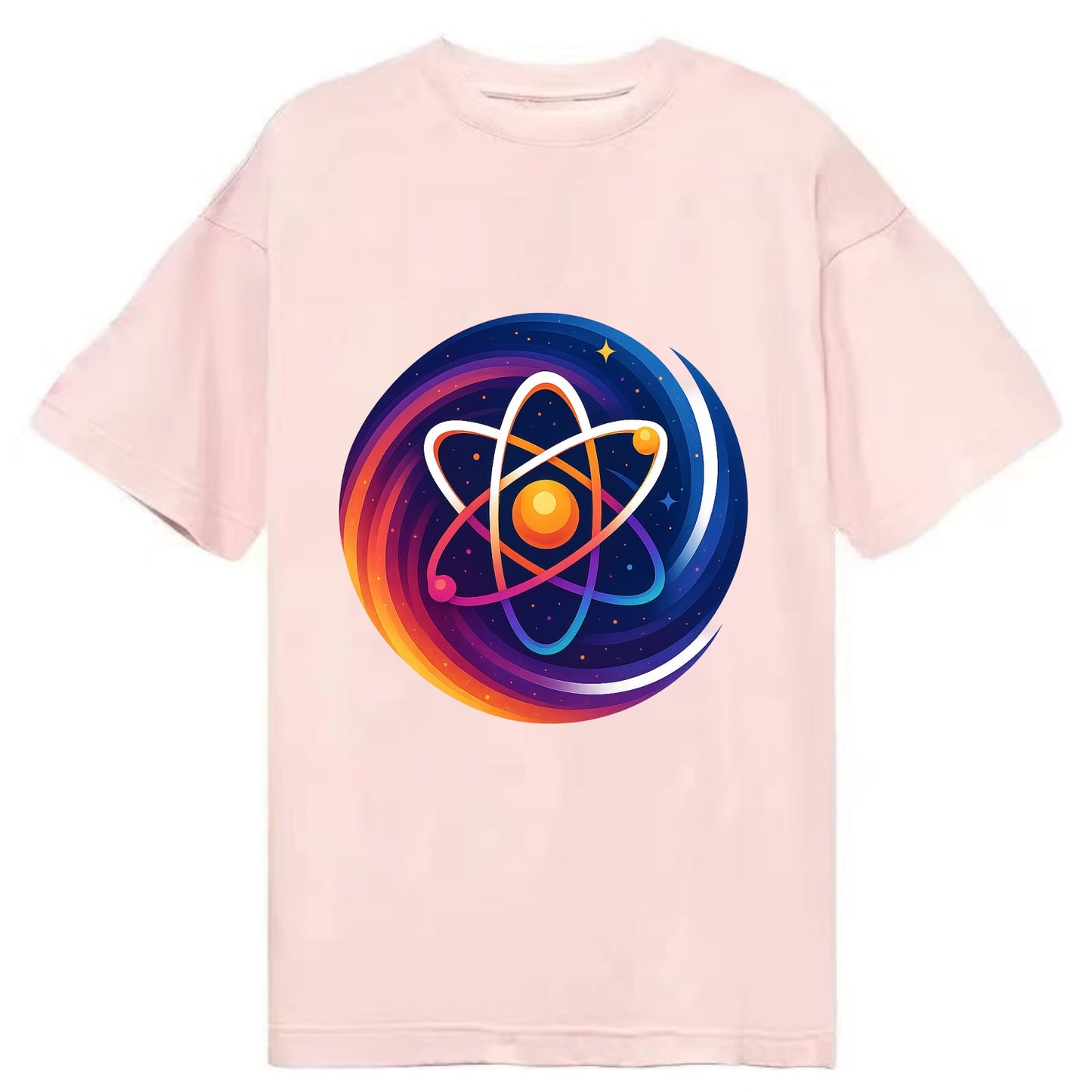 Micro Macro - Atom structure expanding i - Classic T-shirt - Pink