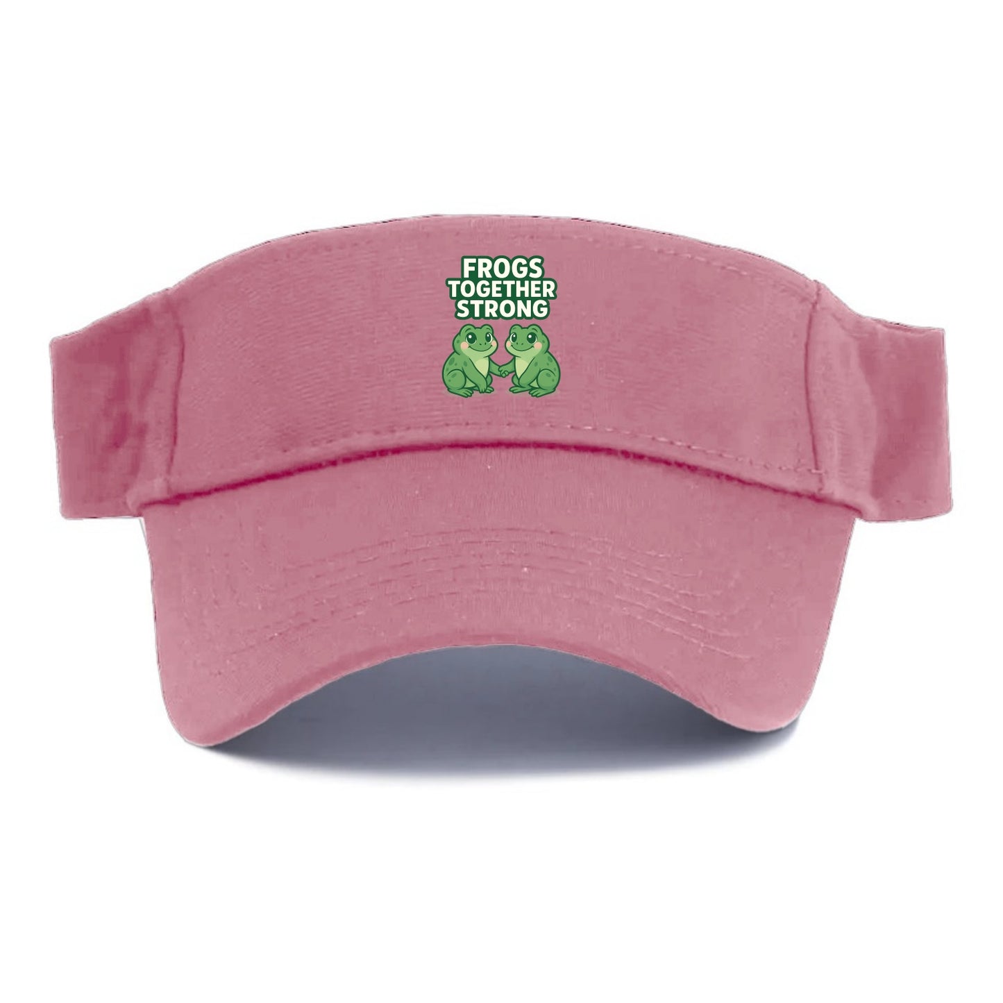 Frogs Together Strong 2 - Visor - Pink