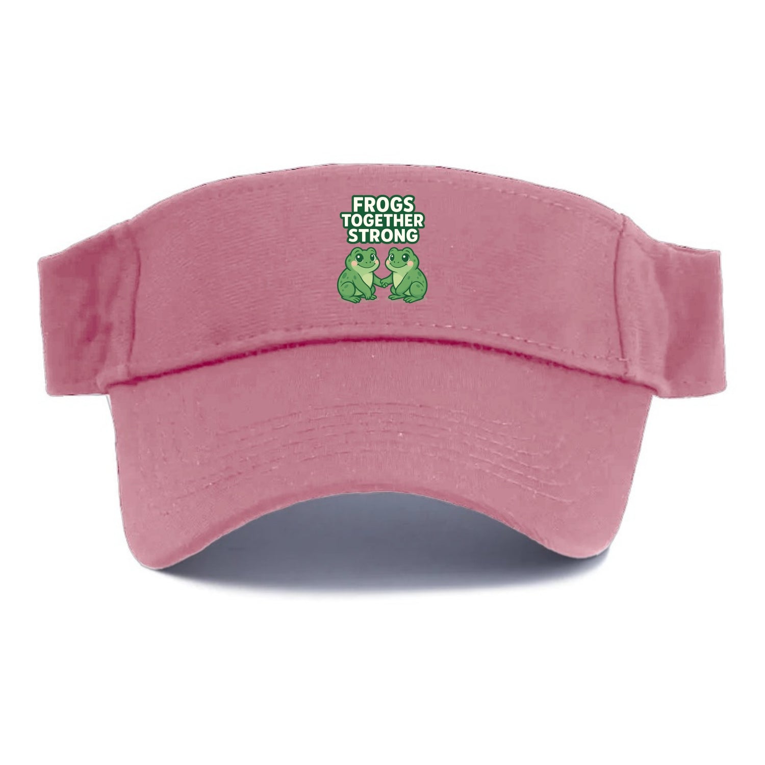 Frogs Together Strong 2 - Visor - Pink