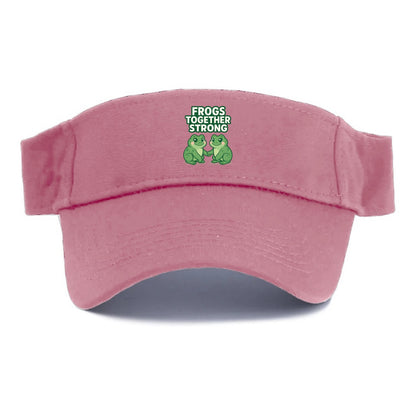 Frogs Together Strong 2 - Visor - Pink