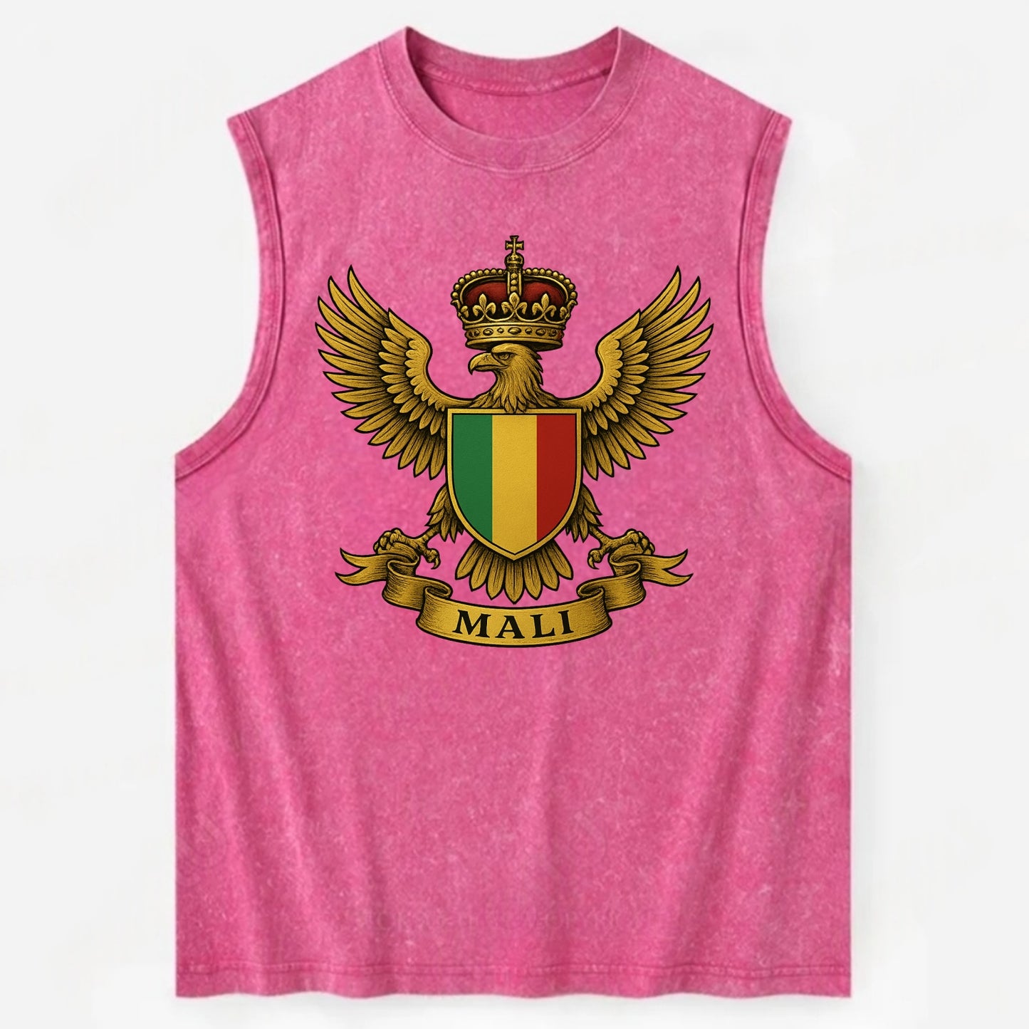 Mali Royal Logo  - Vintage Washed Tank - Pink