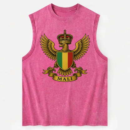 Mali Royal Logo  - Vintage Washed Tank - Pink