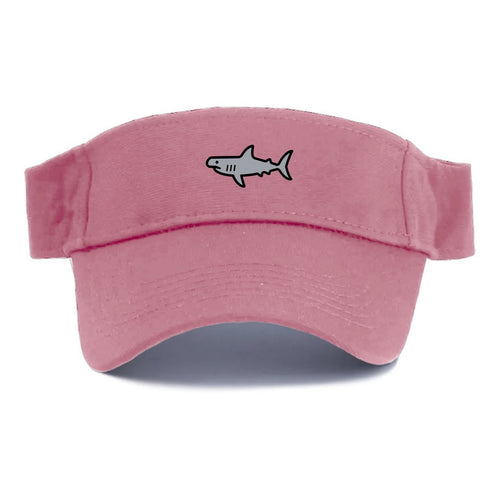 Hammerhead Shark - Gray distinctive head flat side profile - Visor