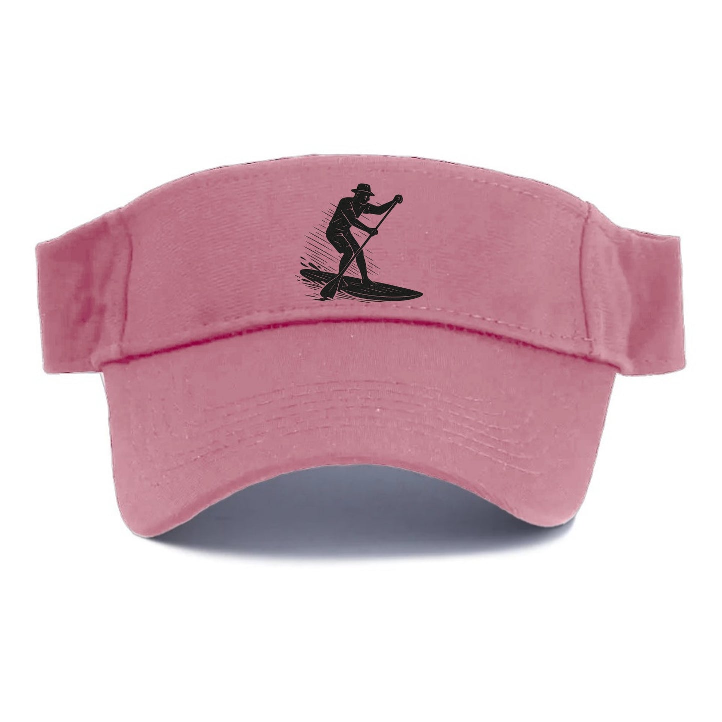 Stand-up paddleboarder on calm water - Visor - Pink