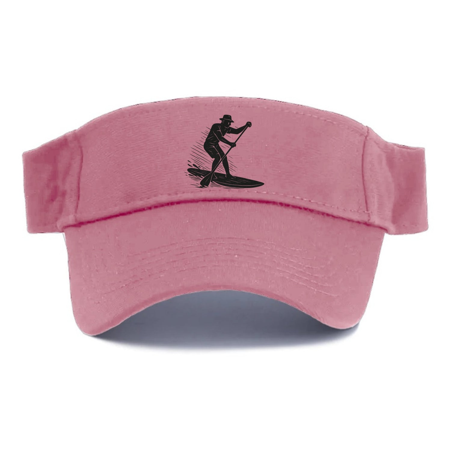 Stand-up paddleboarder on calm water - Visor - Pink