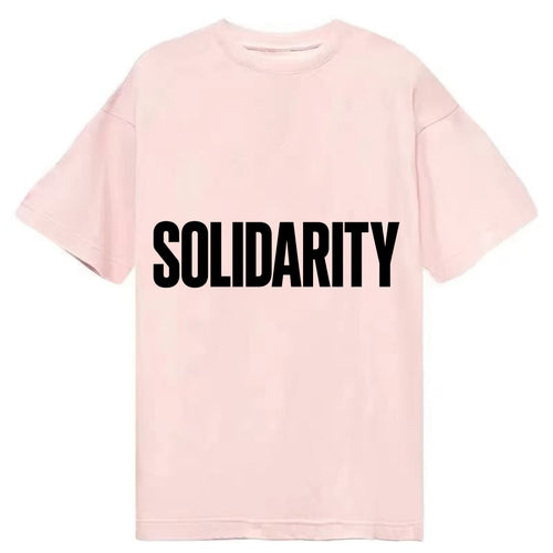 Bold typography design - SOLIDARITY - standing together, support - Classic T-shirt