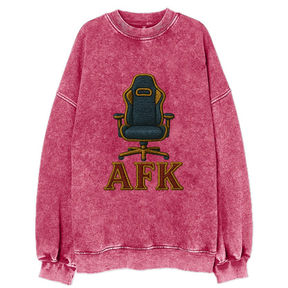 AFK   - Vintage Sweatshirt - Pink