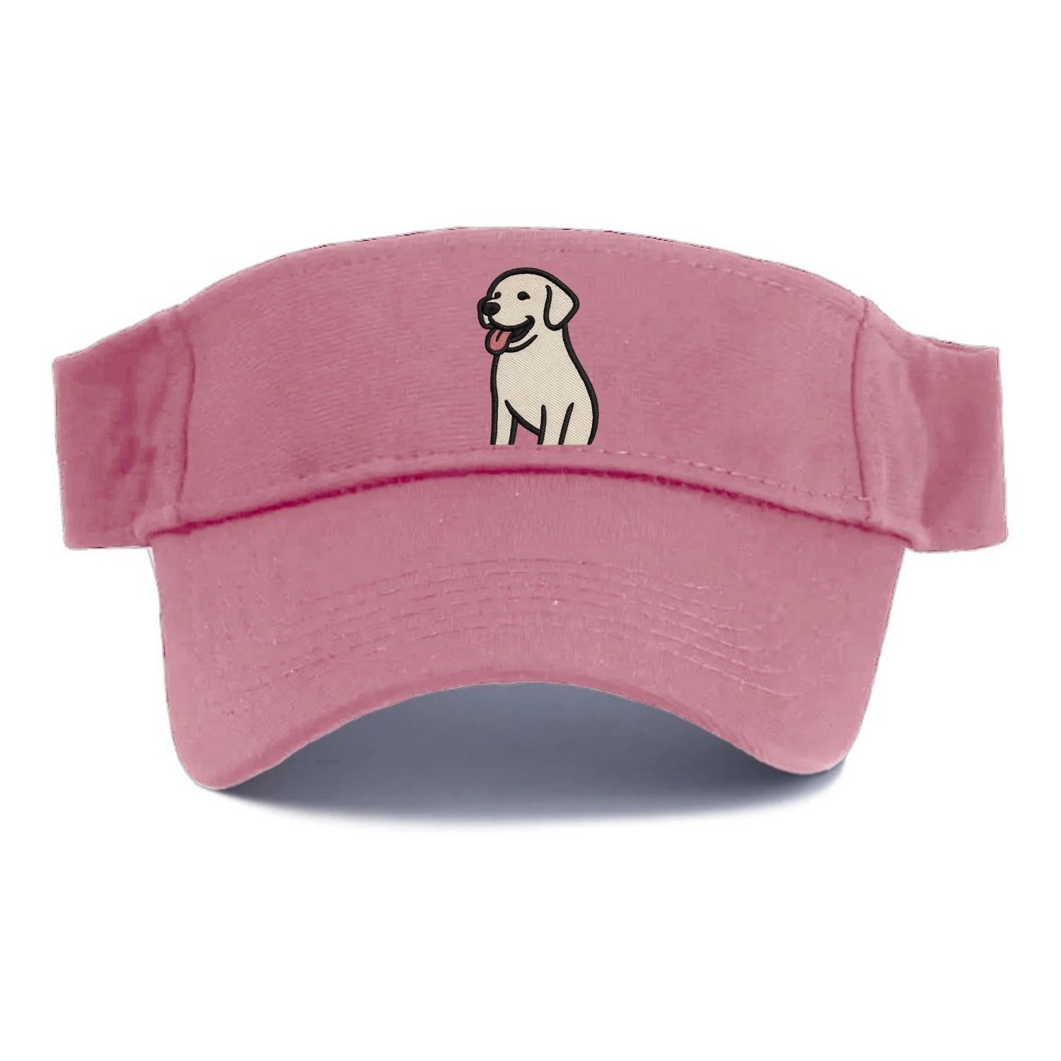 Labrador - Happy panting expression - Visor - Pink