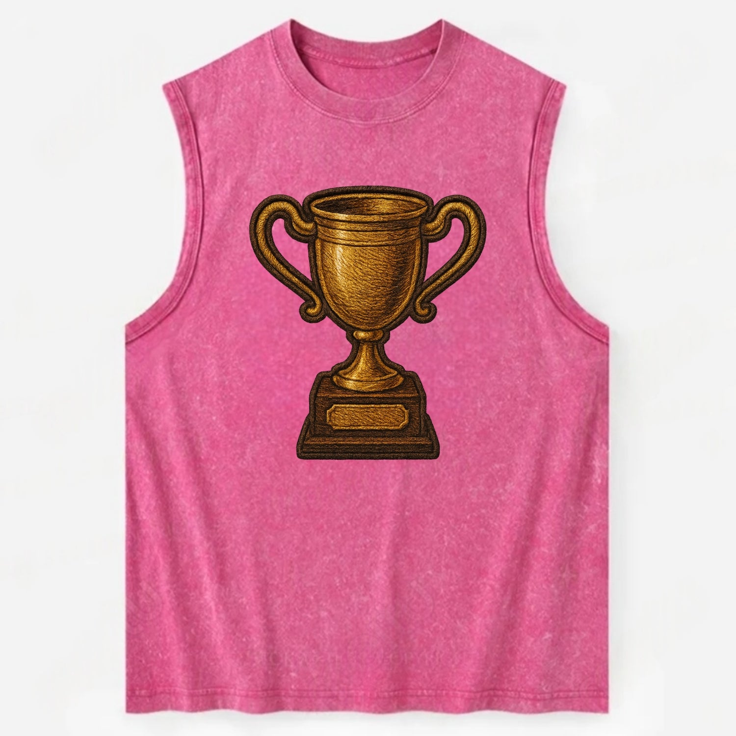 Trophy Cup  - Vintage Washed Tank - Pink