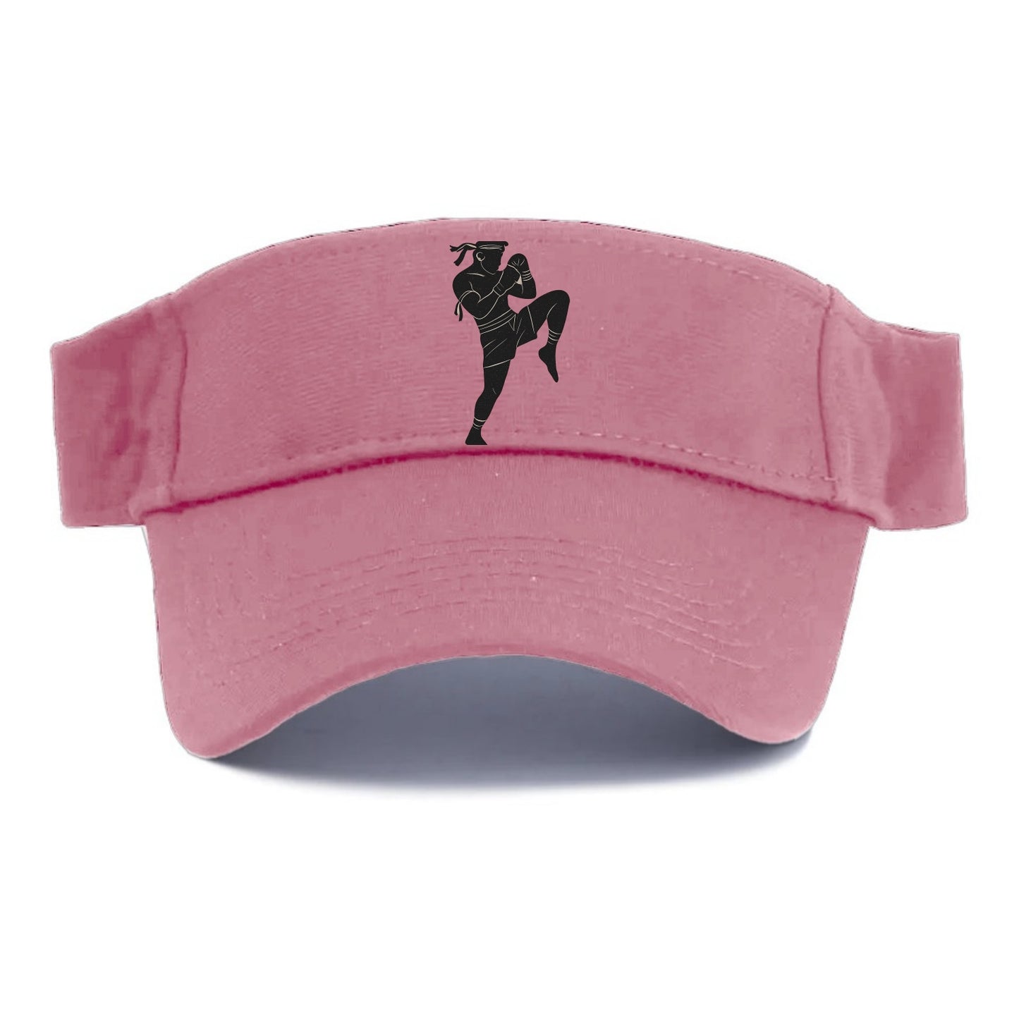 Muay Thai fighter with knee strike - Visor - Pink