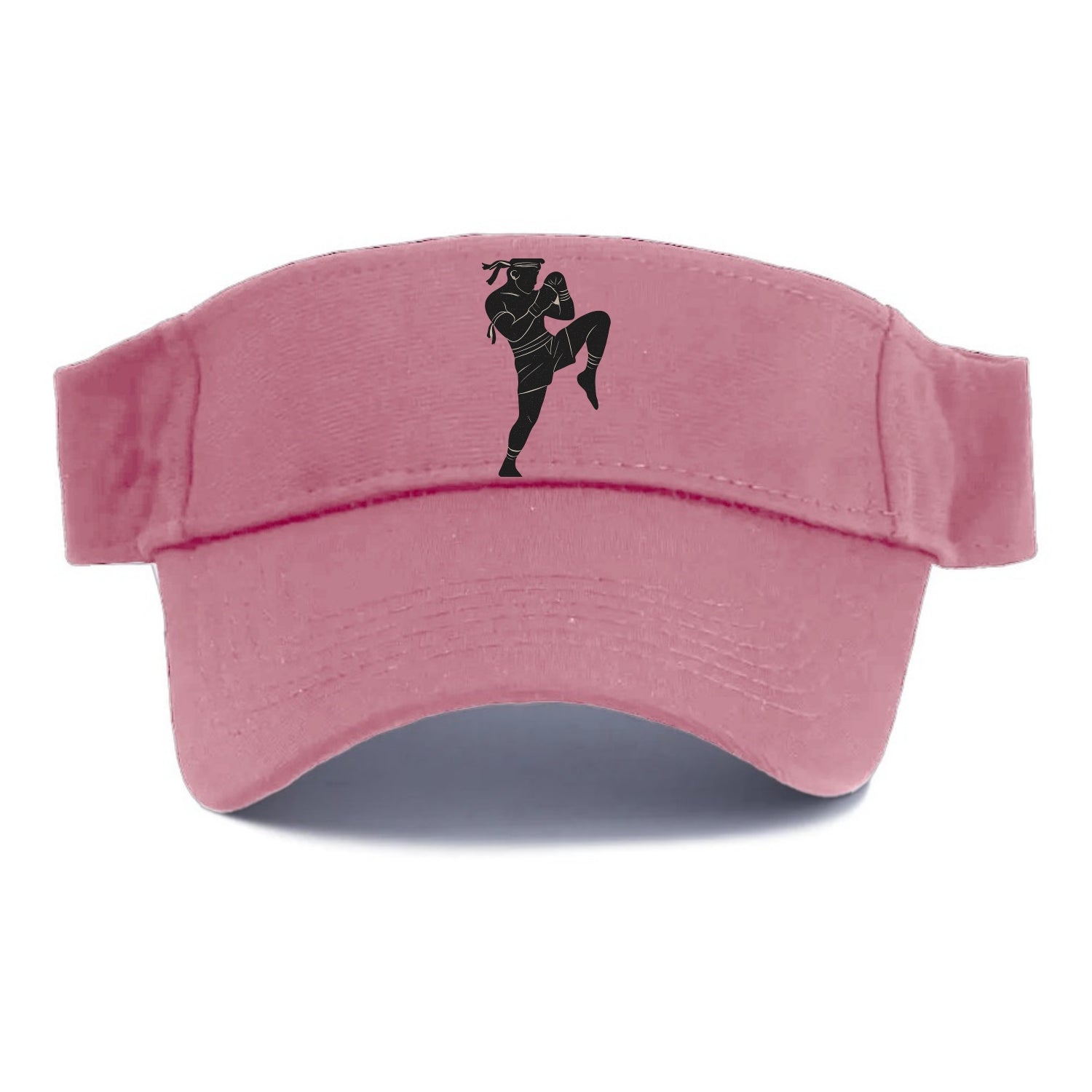 Muay Thai fighter with knee strike - Visor - Pink