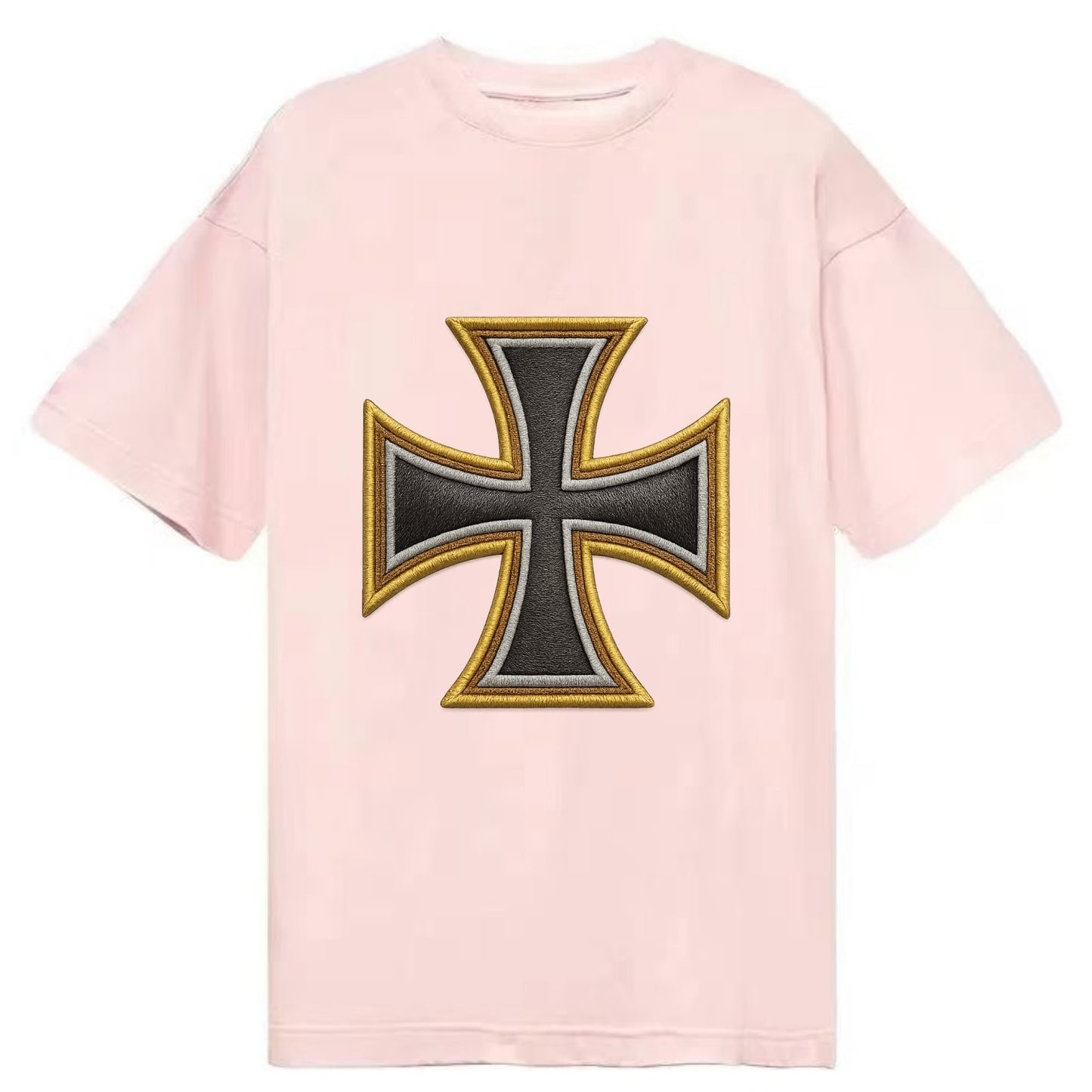 Teutonic Cross  - Classic T-shirt - Pink