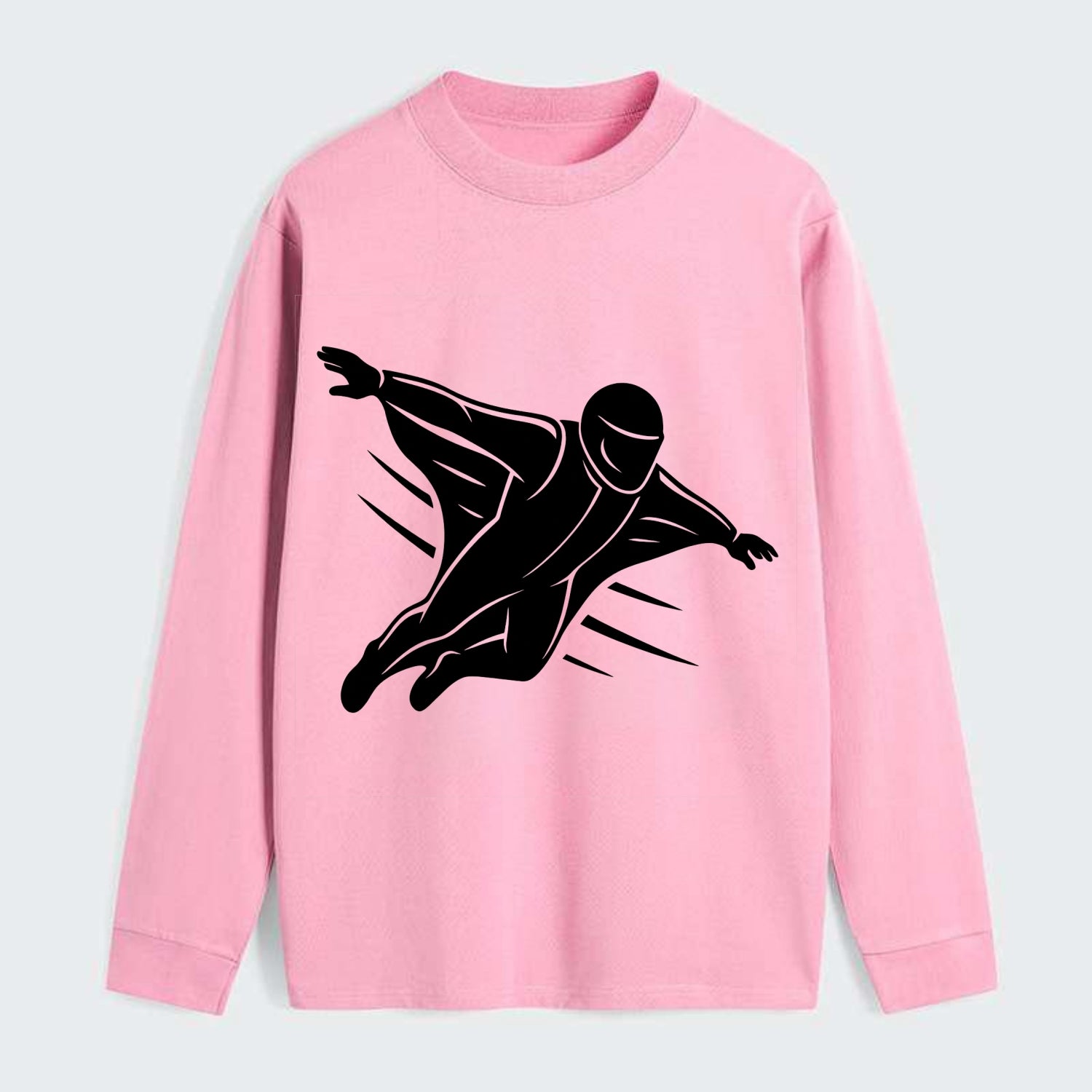 Wingsuit flyer gliding - Classic Long Sleeve Shirt - Pink