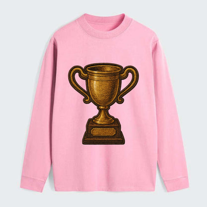 Trophy Cup  - Classic Long Sleeve Shirt - Pink