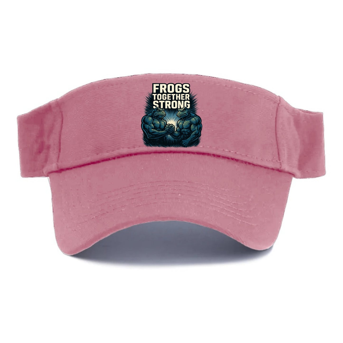 Frogs Together Strong 4 - Visor - Pink