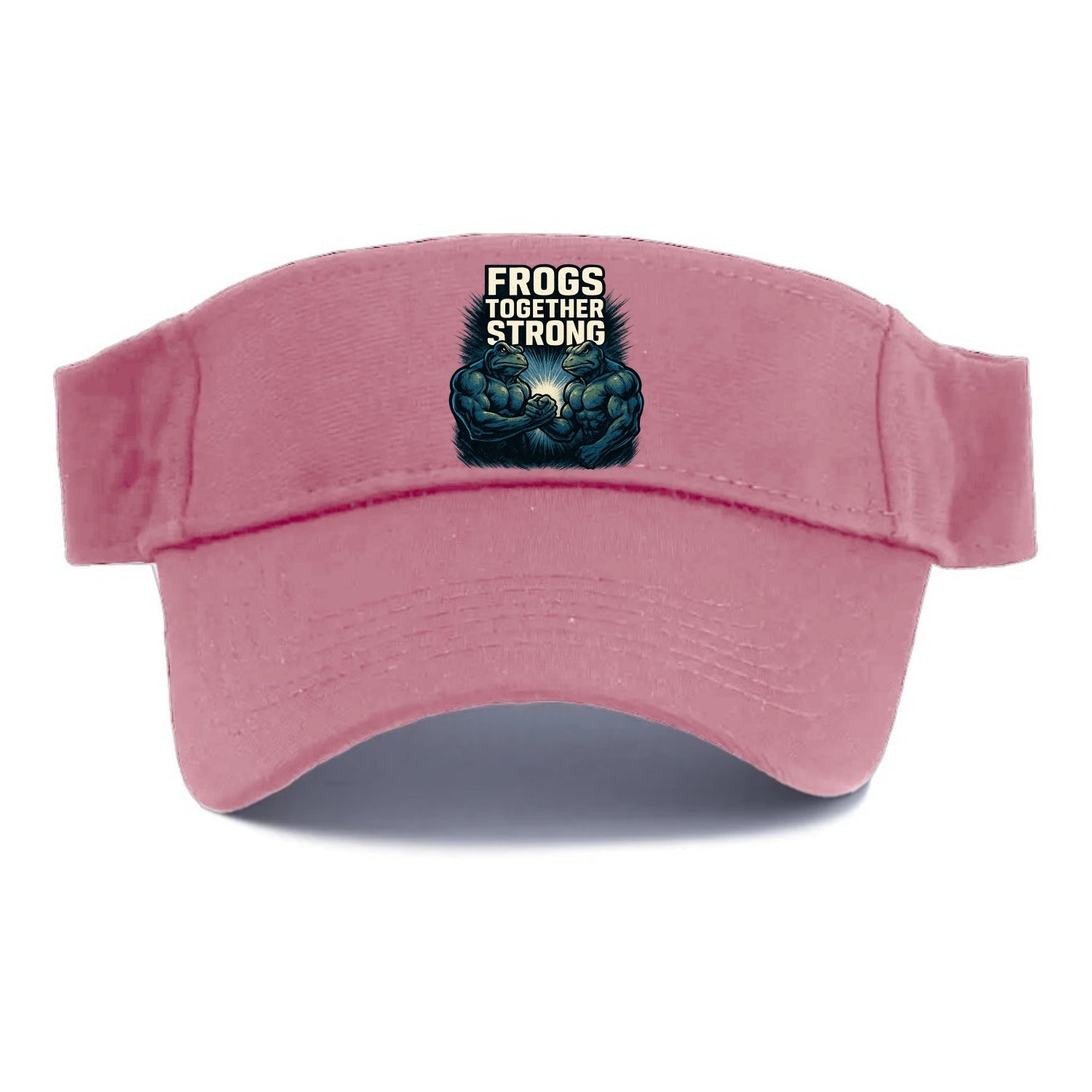 Frogs Together Strong 4 - Visor - Pink