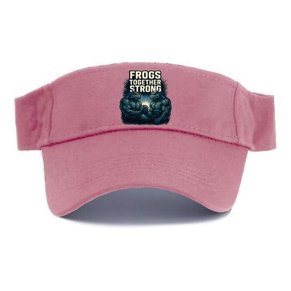 Frogs Together Strong 4 - Visor - Pink