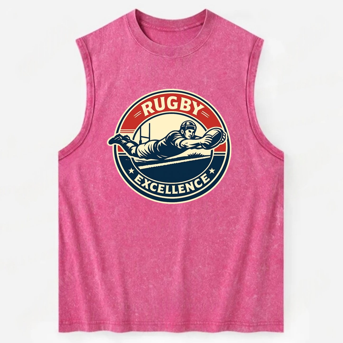 Epic Try Dive Emblem - Vintage Washed Tank - Pink