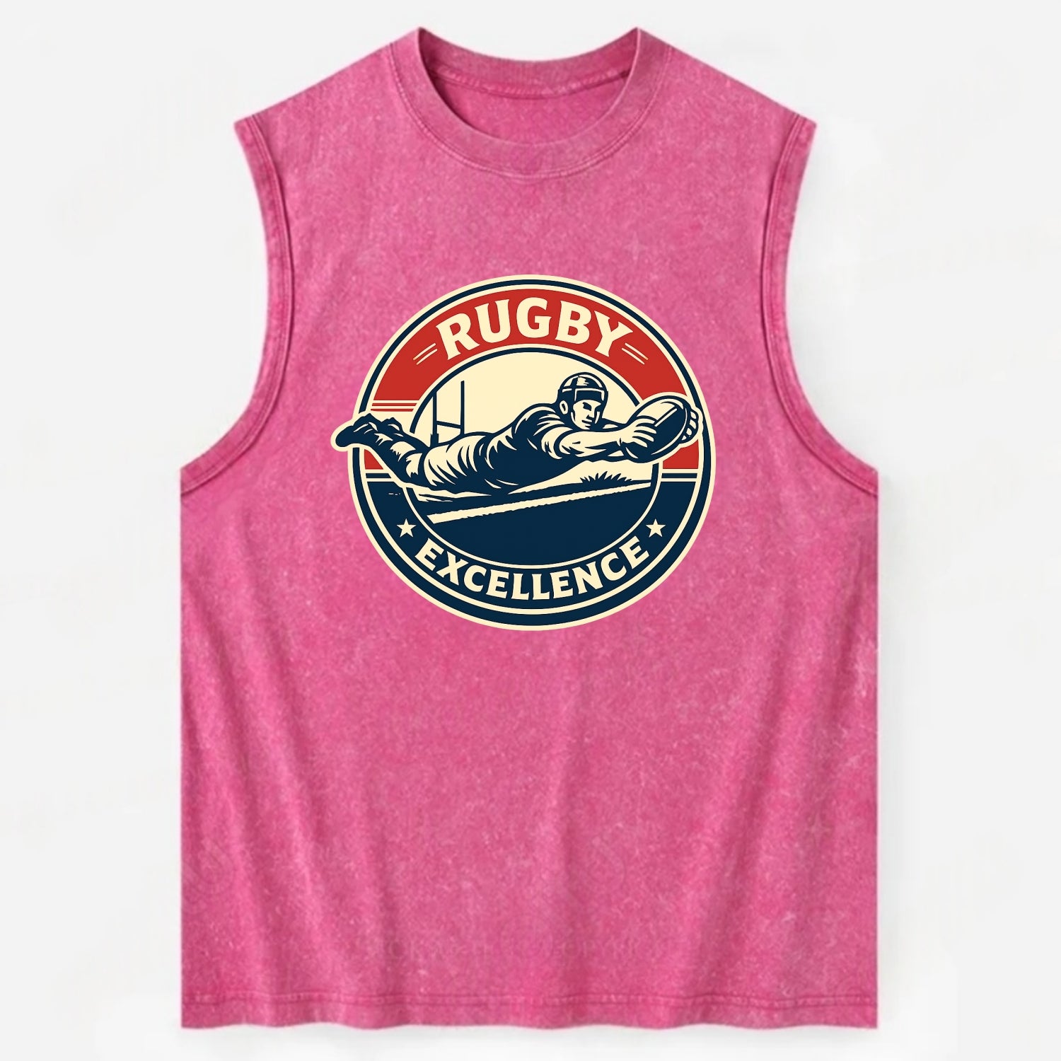 Epic Try Dive Emblem - Vintage Washed Tank - Pink