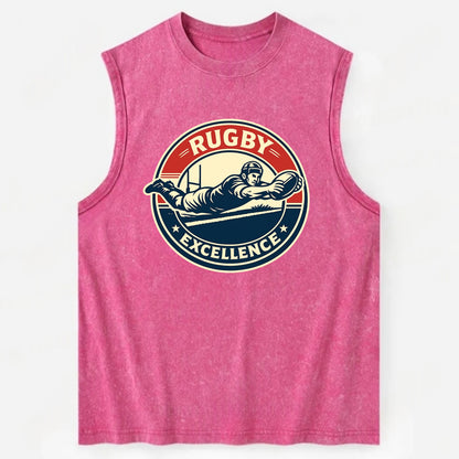 Epic Try Dive Emblem - Vintage Washed Tank - Pink