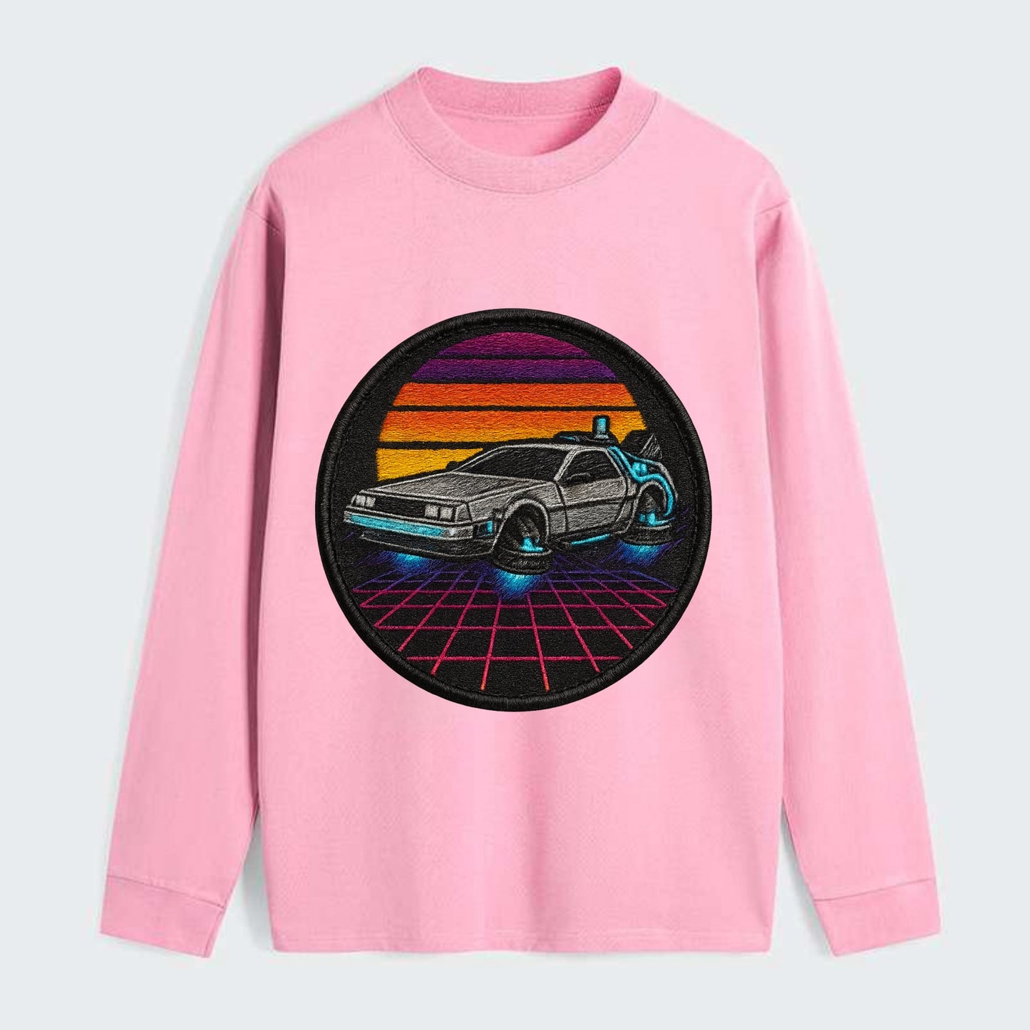Retro Future - Classic Long Sleeve Shirt - Pink