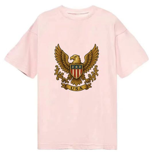 Usa Heritage Eagle 3 - Classic T-shirt - Pink