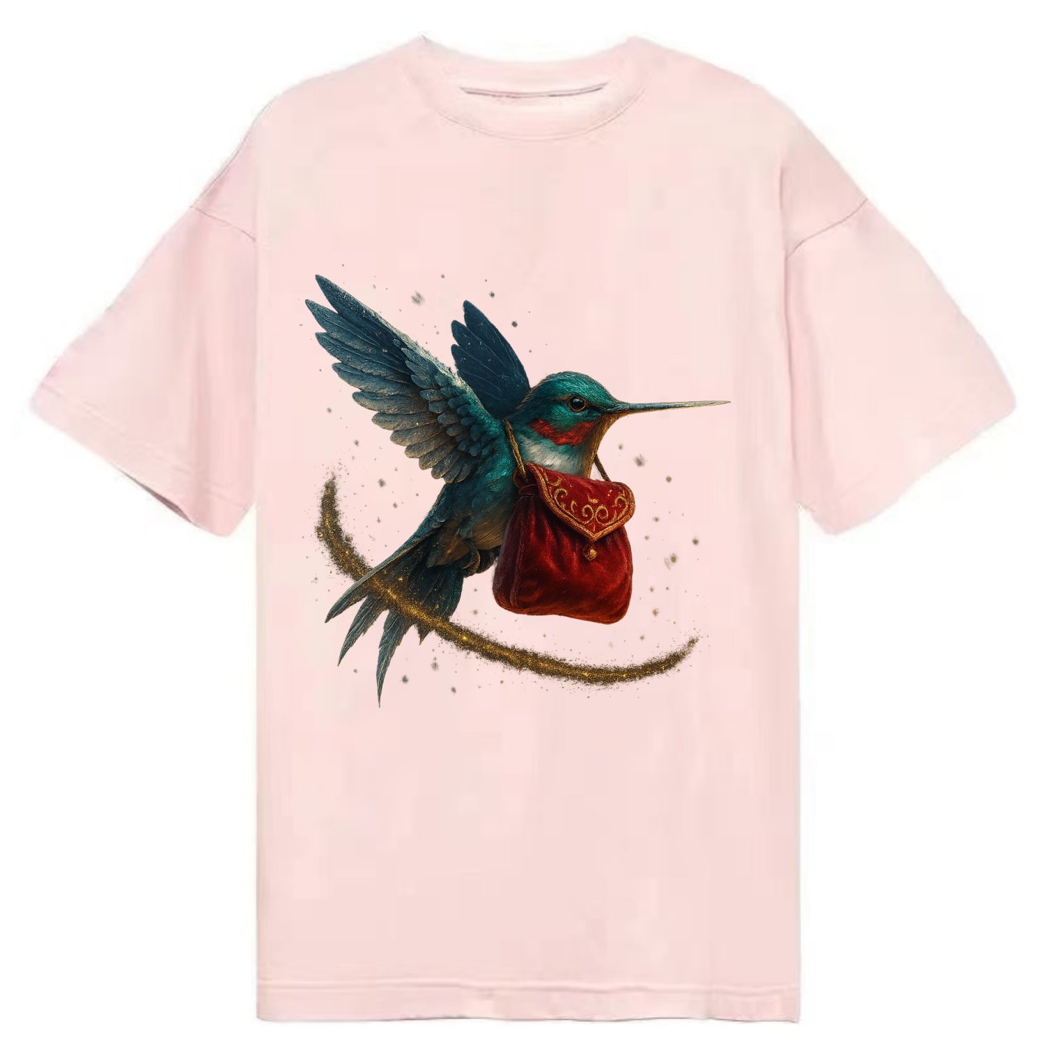 Frostbite Hummingbird Courier  - Classic T-shirt - Pink