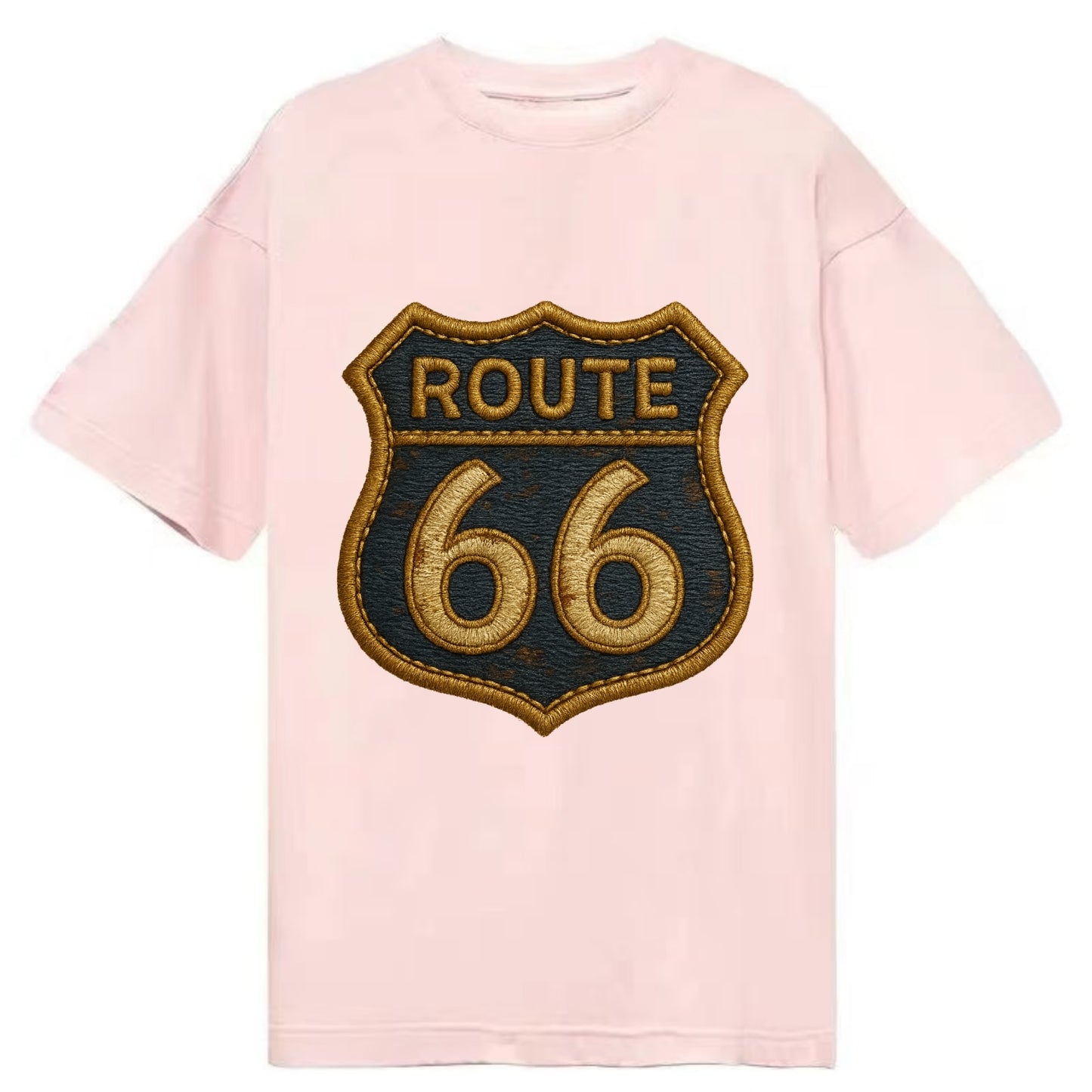 Route 66  - Classic T-shirt - Pink