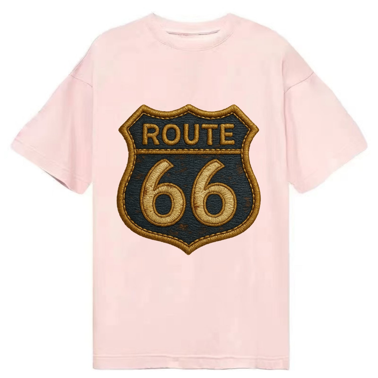 Route 66  - Classic T-shirt - Pink