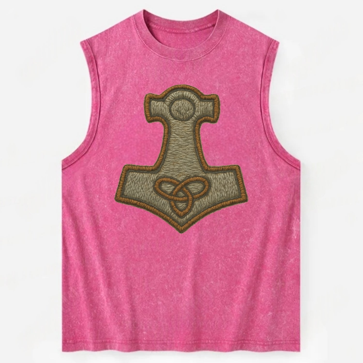 Mjolnir - Vintage Washed Tank - Pink