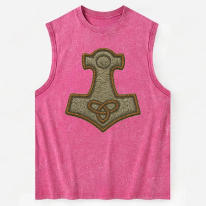 Mjolnir - Vintage Washed Tank - Pink