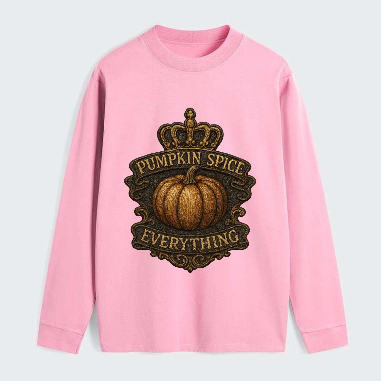Pumpkin Spice Everything  - Classic Long Sleeve Shirt - Pink