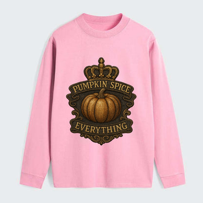 Pumpkin Spice Everything  - Classic Long Sleeve Shirt - Pink