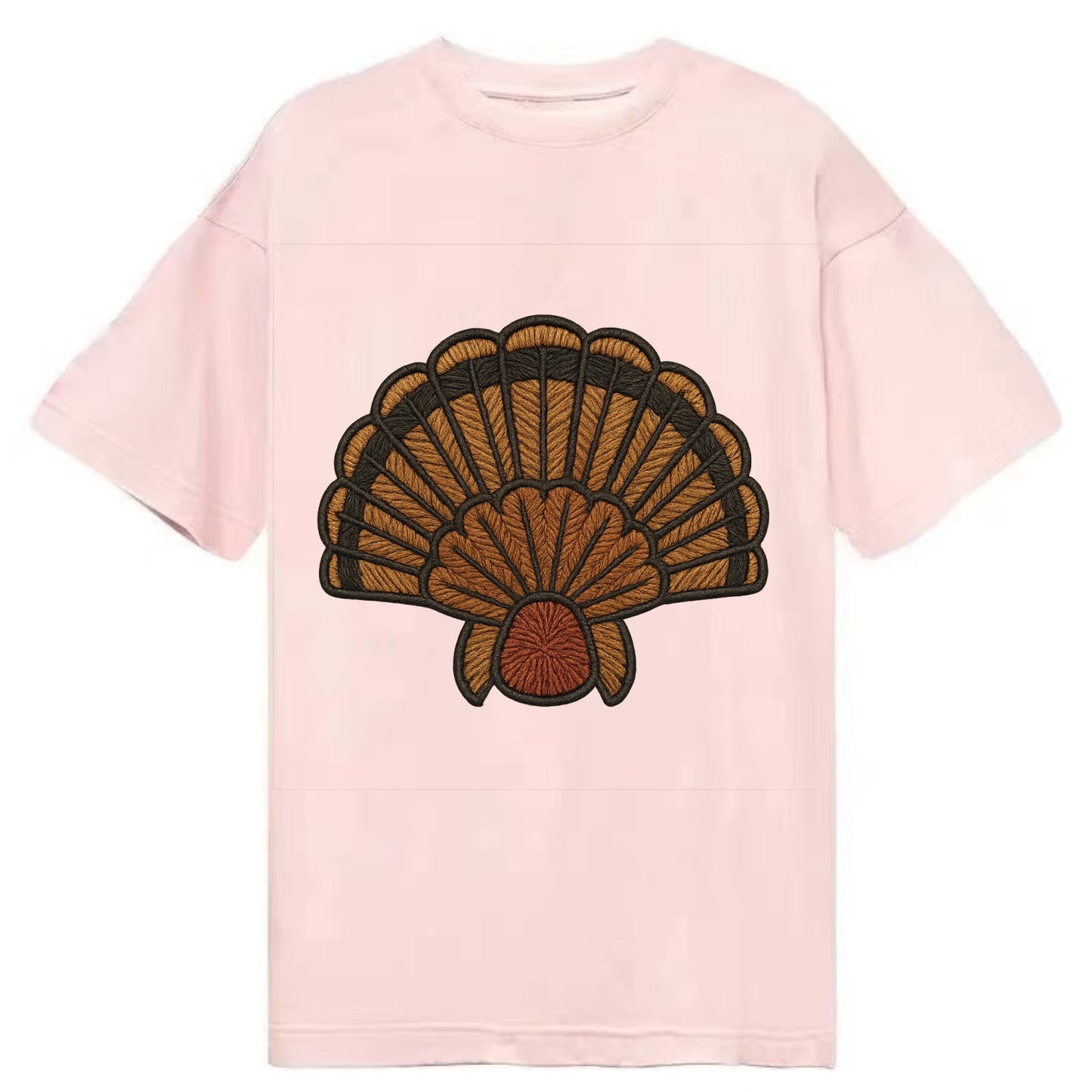 Turkey Feather  - Classic T-shirt - Pink