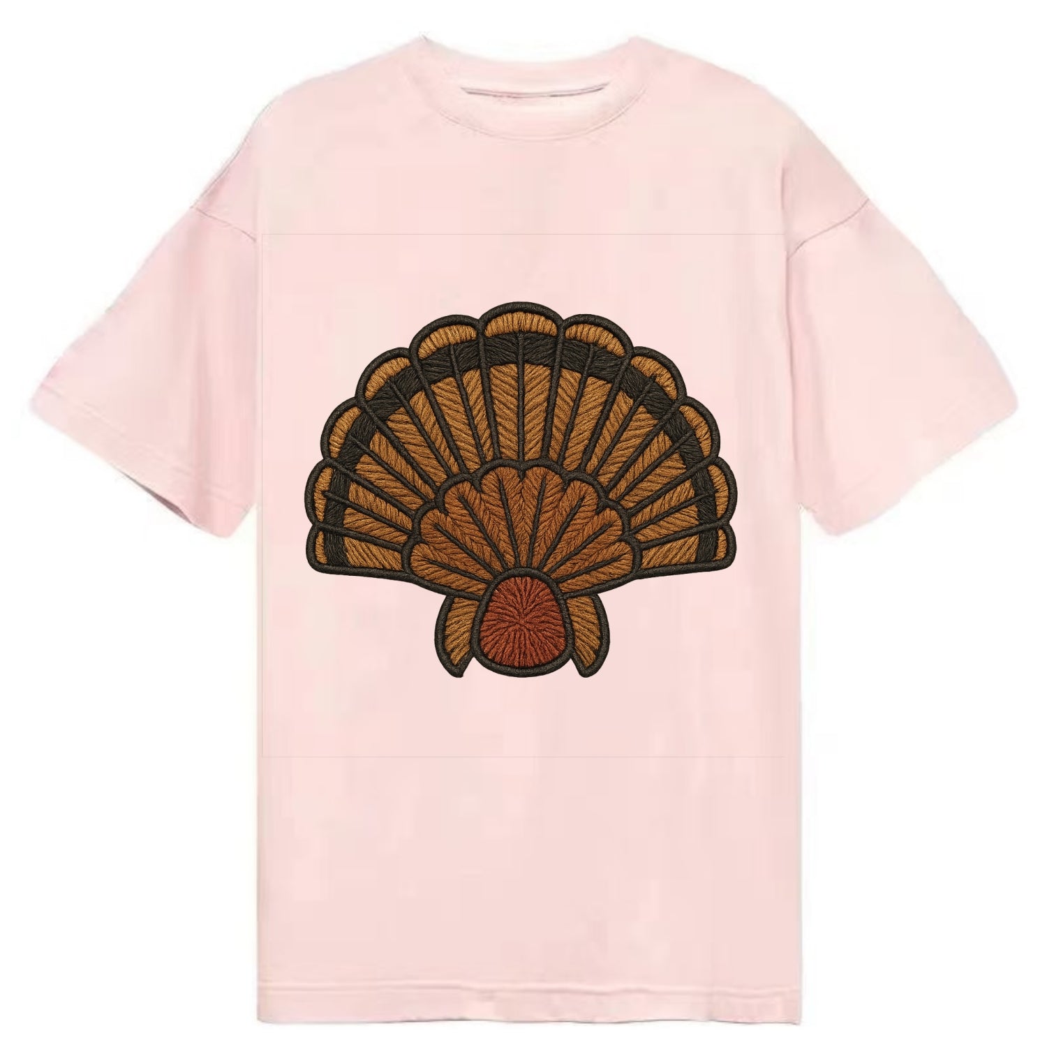 Turkey Feather  - Classic T-shirt - Pink