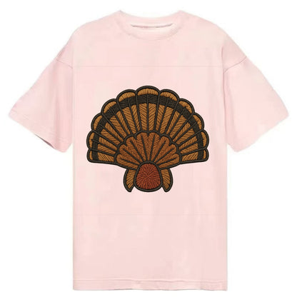Turkey Feather  - Classic T-shirt - Pink