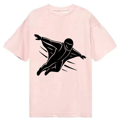 Wingsuit flyer gliding - Classic T-shirt - Pink