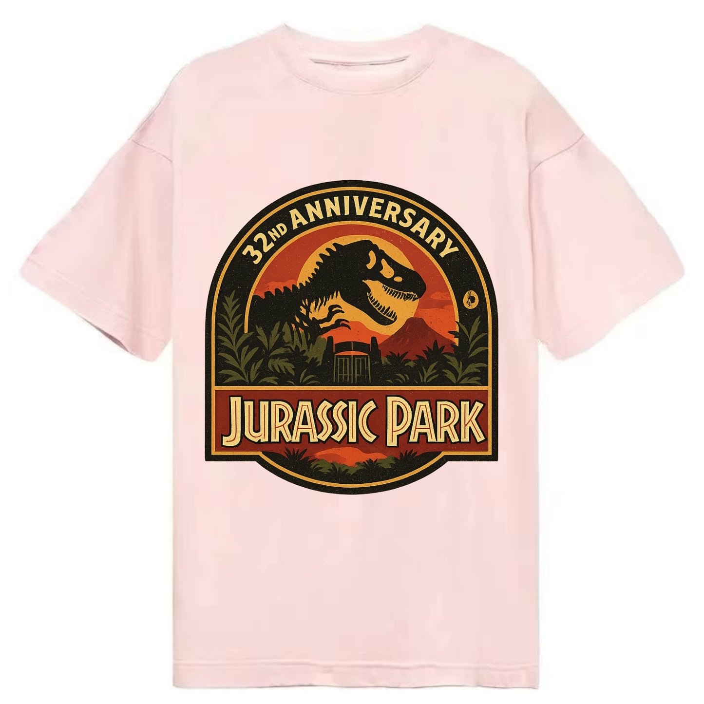 Jurassic Park 32nd Anniversary - Classic T-shirt - Pink