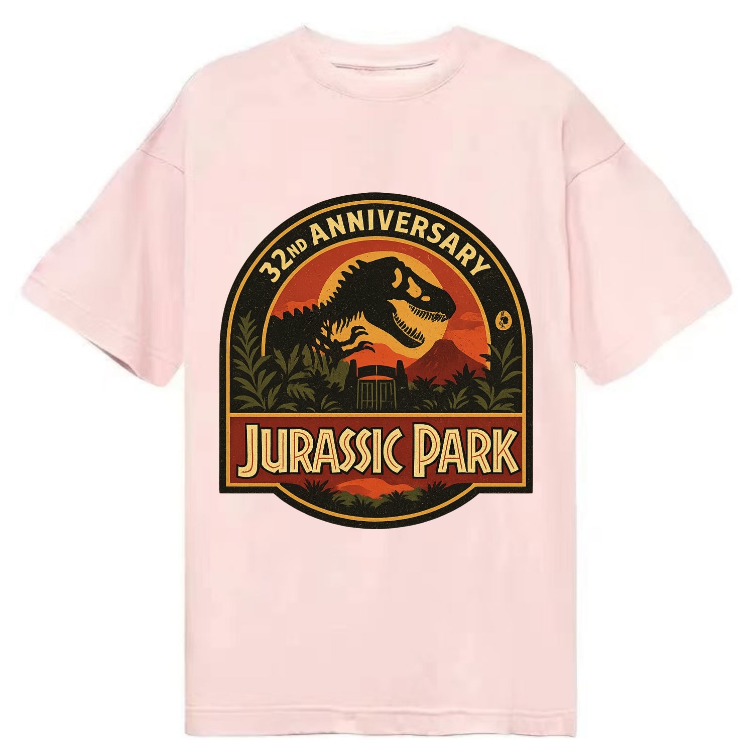 Jurassic Park 32nd Anniversary - Classic T-shirt - Pink