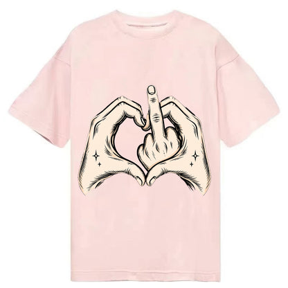Love You Symbol - Classic T-shirt - Pink