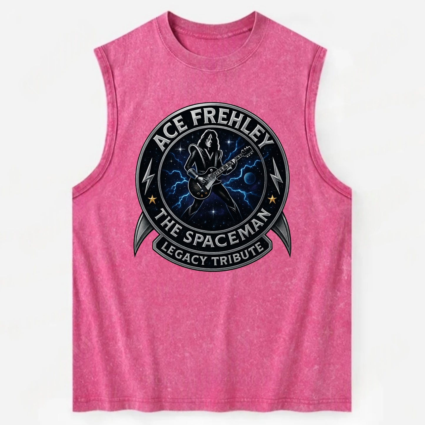 Ace Legacy Seal - Vintage Washed Tank - Pink