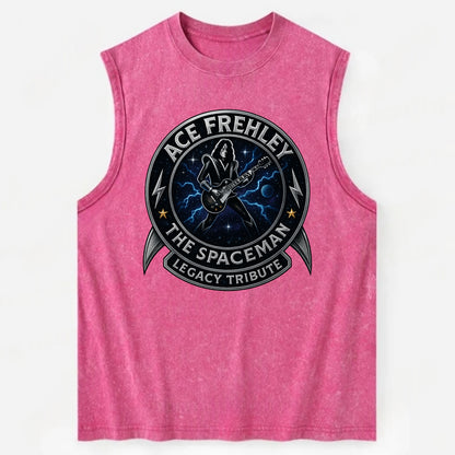Ace Legacy Seal - Vintage Washed Tank - Pink