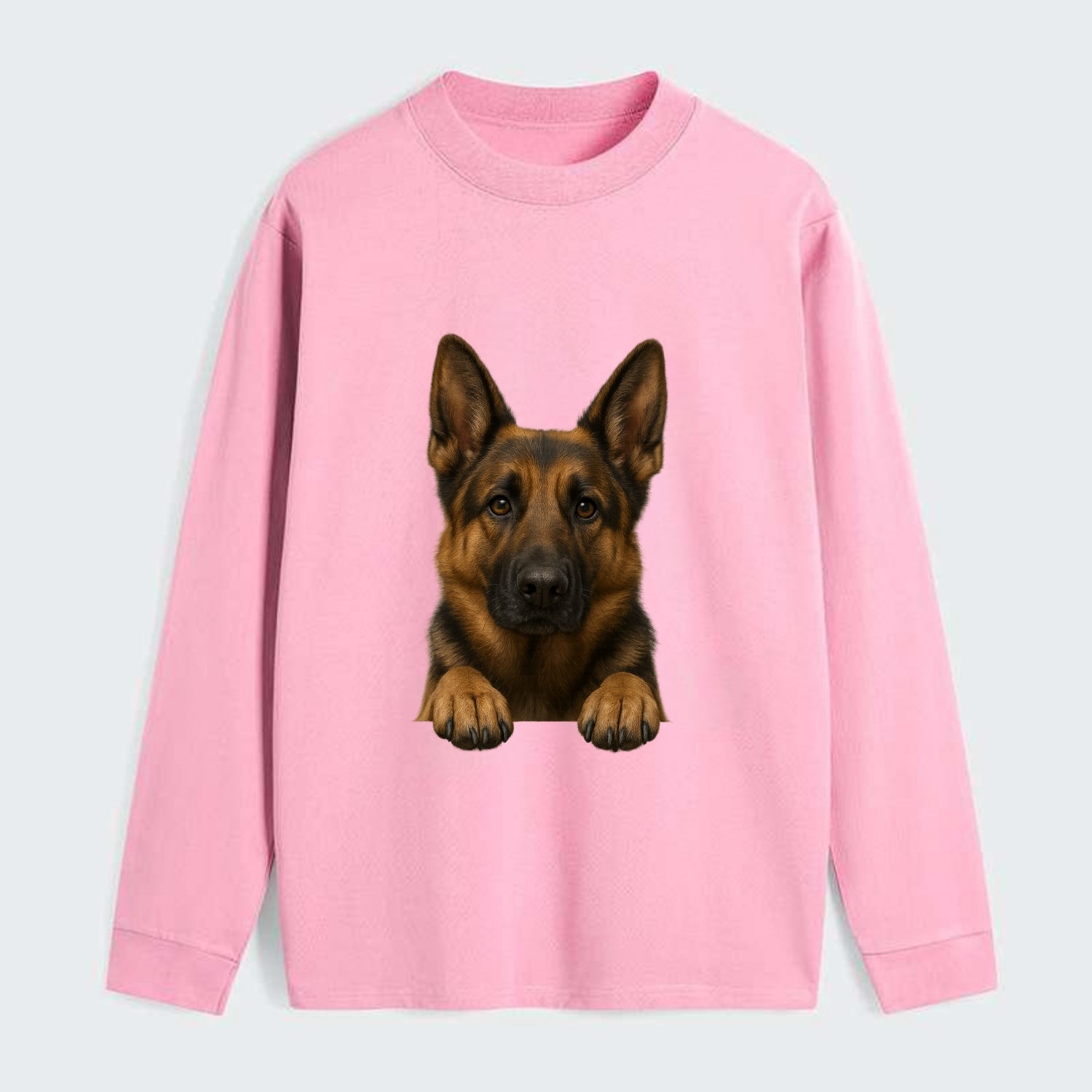 German Shepherd  - Classic Long Sleeve Shirt - Pink